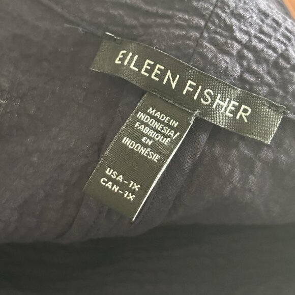 Eileen Fisher Organic Cotton Pucker Lantern Pant & Jacket Size 1X Set Minimalist - Picture 10 of 16